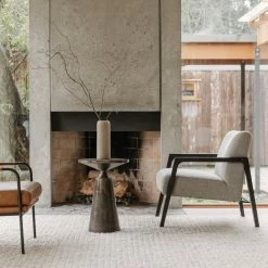 MOES PIP IRIDESCENT ALUMINUM ACCENT TABLE