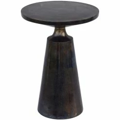 MOES PIP IRIDESCENT ALUMINUM ACCENT TABLE