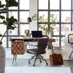 Best reviews of 🥰 MOES FOSTER DESK CHAIR: SOFT BROWN Office 💯 8 MOES FOSTER DESK CHAIR: SOFT BROWN Office