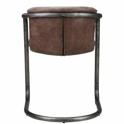 MOES Kitchen + Dining REVOLVE VINTAGE LEATHER DINING CHAIR: WHISKEY | SET OF 2