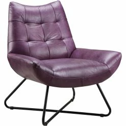 MOES GRADUATE LOUNGE CHAIR: PURPLE