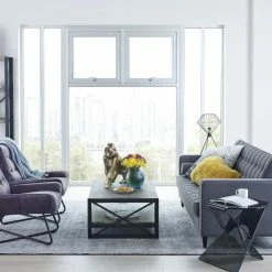 MOES GRADUATE LOUNGE CHAIR: PURPLE