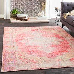 SURYA ZAYDA RUG: CORAL