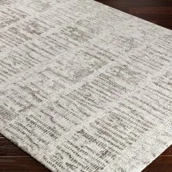 SURYA KAVI WOOL + VISCOSE RUG: ASH