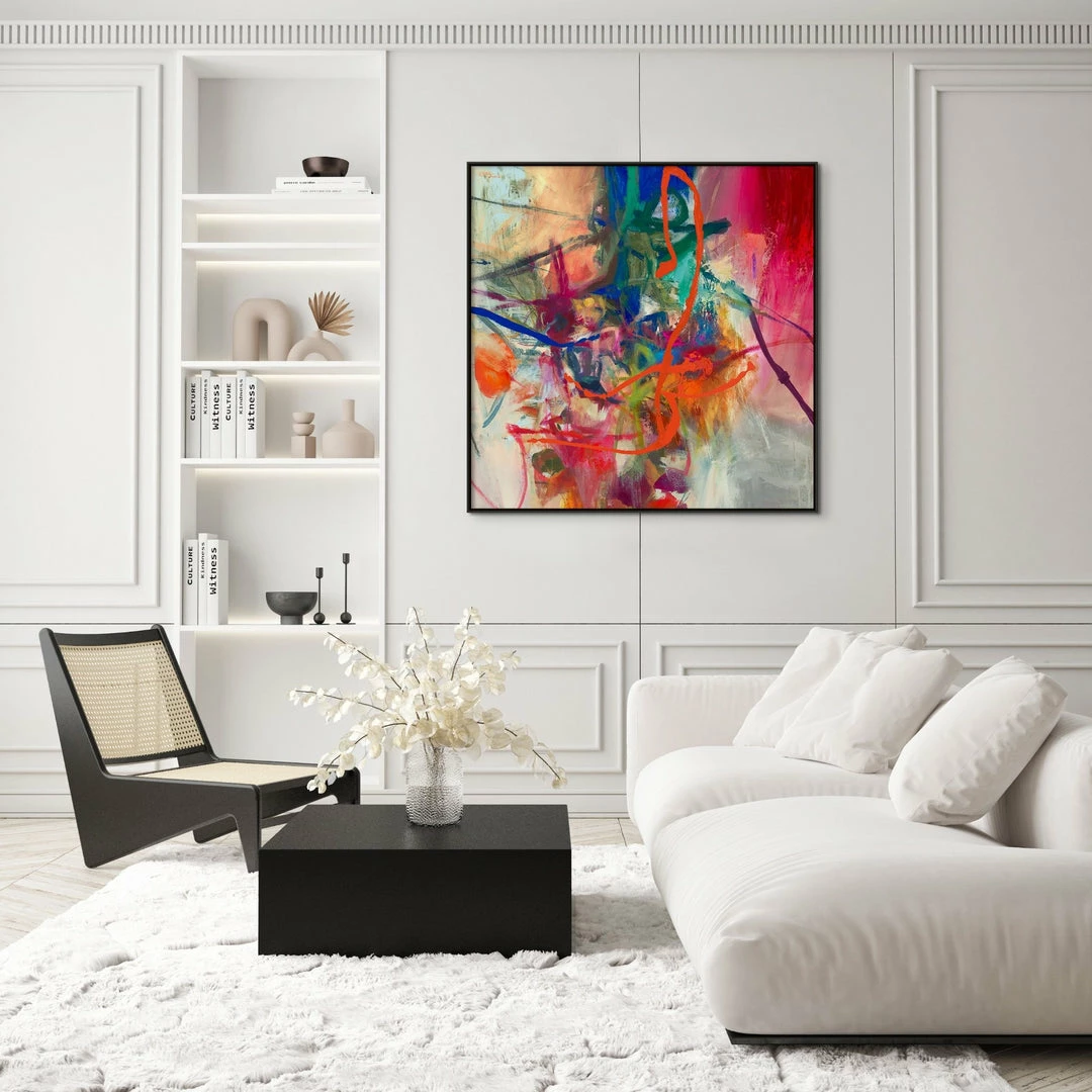 Brand new π L ART "PINK MOON" CANVAS ART Wall Art π₯ 3 L ART "PINK MOON" CANVAS ART Wall Art