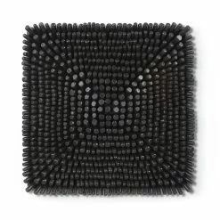 UTTERMOST PORTSIDE WOOD WALL TILE: SATIN BLACK