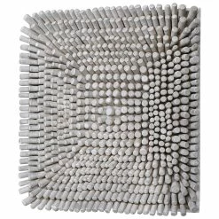 UTTERMOST PORTSIDE WOOD WALL TILE: MATTE WHITE Wall Sculptures + Decor