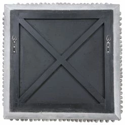 UTTERMOST PORTSIDE WOOD WALL TILE: MATTE WHITE Wall Sculptures + Decor