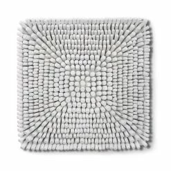UTTERMOST PORTSIDE WOOD WALL TILE: MATTE WHITE Wall Sculptures + Decor