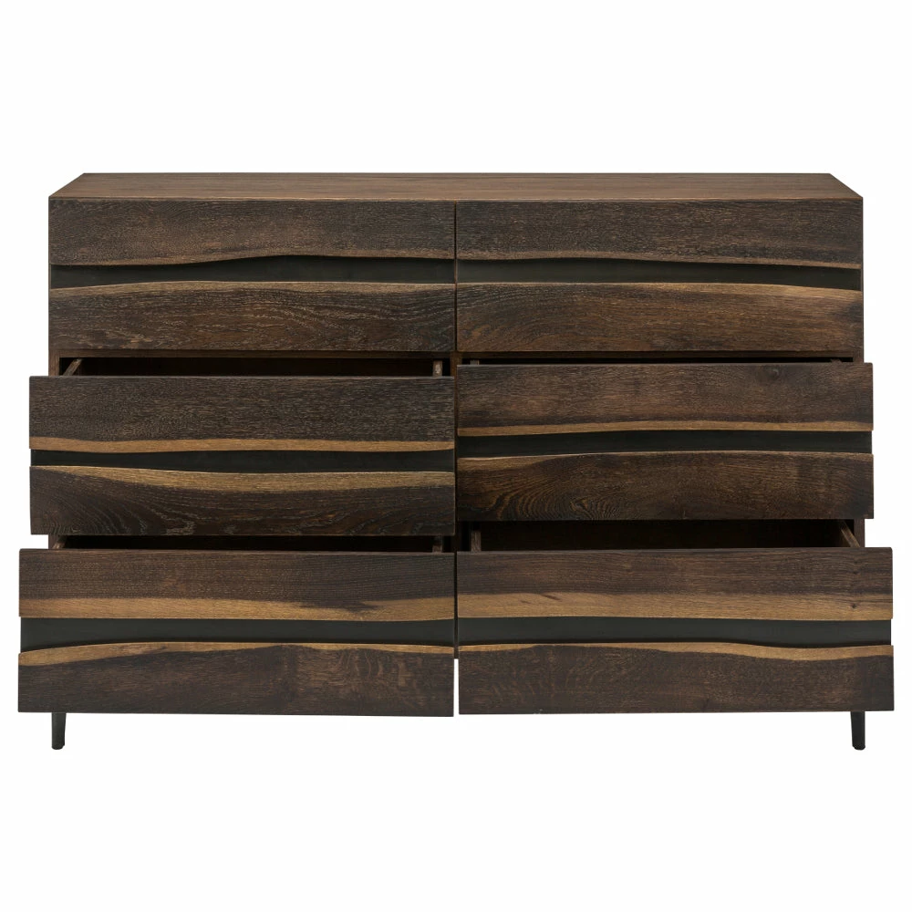 Discount ๐ NUEVO Bedroom PRANA ๐ DRESSER: SEARED OAK ๐ 2 NUEVO Bedroom PRANA DRESSER: SEARED OAK