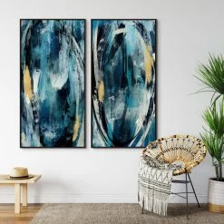 L ART Wall Art "PRUSSIAN FALLS" CANVAS ART