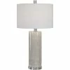 UTTERMOST PUTTY ABSTRACT DRIP CERAMIC TABLE LAMP Lighting