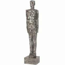 Hot Sale ๐ PHILLIPS COLLECTION PUZZLE MAN SCULPTURE BLACK/ALUMINUM ALUMINUM Pillows + Decor ๐ 16 PHILLIPS COLLECTION PUZZLE MAN SCULPTURE BLACK/ALUMINUM ALUMINUM Pillows + Decor