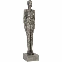 Hot Sale ๐ PHILLIPS COLLECTION PUZZLE MAN SCULPTURE BLACK/ALUMINUM ALUMINUM Pillows + Decor ๐ 20 PHILLIPS COLLECTION PUZZLE MAN SCULPTURE BLACK/ALUMINUM ALUMINUM Pillows + Decor