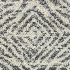 LOLOI QUINCY 01 SHAG RUG: GRAPHITE