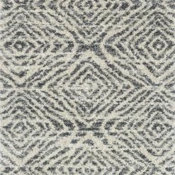 LOLOI QUINCY 01 SHAG RUG: GRAPHITE