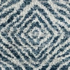 LOLOI QUINCY 01 SHAG RUG: BLUE