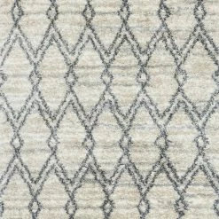 LOLOI QUINCY 04 SHAG RUG: SAND, GRAPHITE