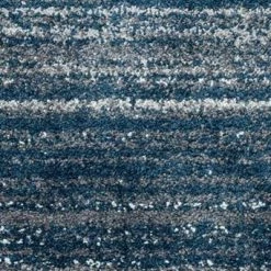 LOLOI QUINCY 05 SHAG RUG: NAVY