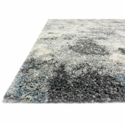 LOLOI QUINCY 06 SHAG RUG: SLATE
