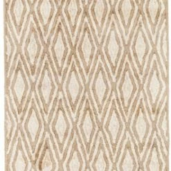 SURYA OTTO RUG: CAMEL, CREAM