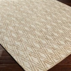 SURYA OTTO RUG: CAMEL, CREAM