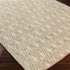 SURYA OTTO RUG: CAMEL, CREAM