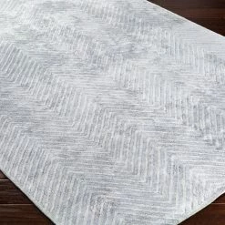 SURYA OTTO RUG: PALE BLUE