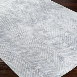 SURYA OTTO RUG: PALE BLUE