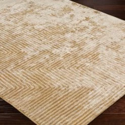 SURYA ORIK RUG: GOLD, BEIGE