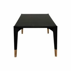 NUEVO QUATTRO BLACK ONYX OAK DINING TABLE
