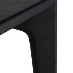 NUEVO QUATTRO BLACK ONYX OAK DINING TABLE