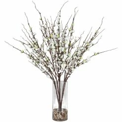 UTTERMOST QUINCE BLOSSOMS SILK CENTERPIECE
