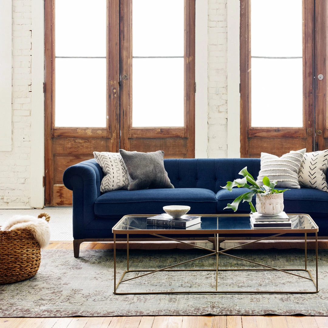 Wholesale 🤩 FOUR HANDS RADIATE BRASS IRON + GLASS TOP COFFEE TABLE Furniture 🥰 2 FOUR HANDS RADIATE BRASS IRON + GLASS TOP COFFEE TABLE Furniture