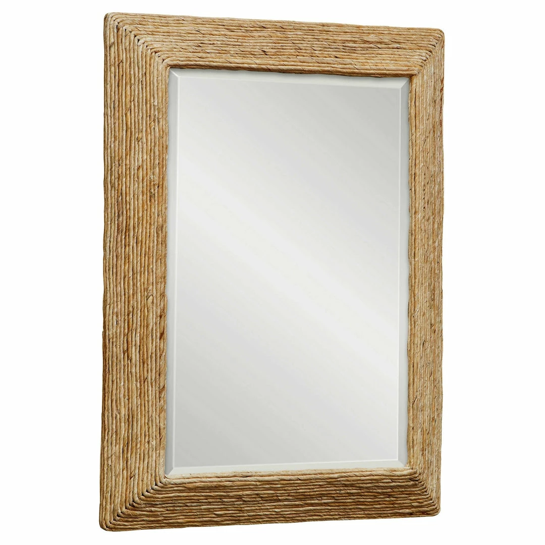 Promo 🔔 UTTERMOST RAFA WOVEN BANANA PLANT MIRROR 🔔 4 UTTERMOST RAFA WOVEN BANANA PLANT MIRROR