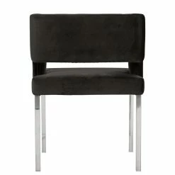 PHILLIPS COLLECTION RAFFIA DINING CHAIR: BLACK Furniture