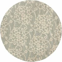 SURYA KORINA OUTDOOR RUG: SEAFOAM
