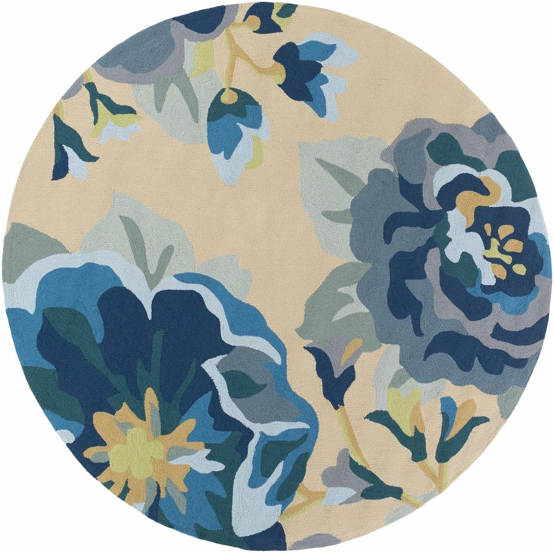 Promo ๐ฅฐ SURYA IN BLOOM OUTDOOR RUG: BLUE, KHAKI ๐ฅ 3 SURYA IN BLOOM OUTDOOR RUG: BLUE, KHAKI