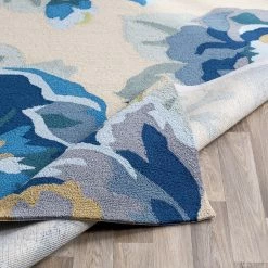 Promo ๐ฅฐ SURYA IN BLOOM OUTDOOR RUG: BLUE, KHAKI ๐ฅ 10 SURYA IN BLOOM OUTDOOR RUG: BLUE, KHAKI