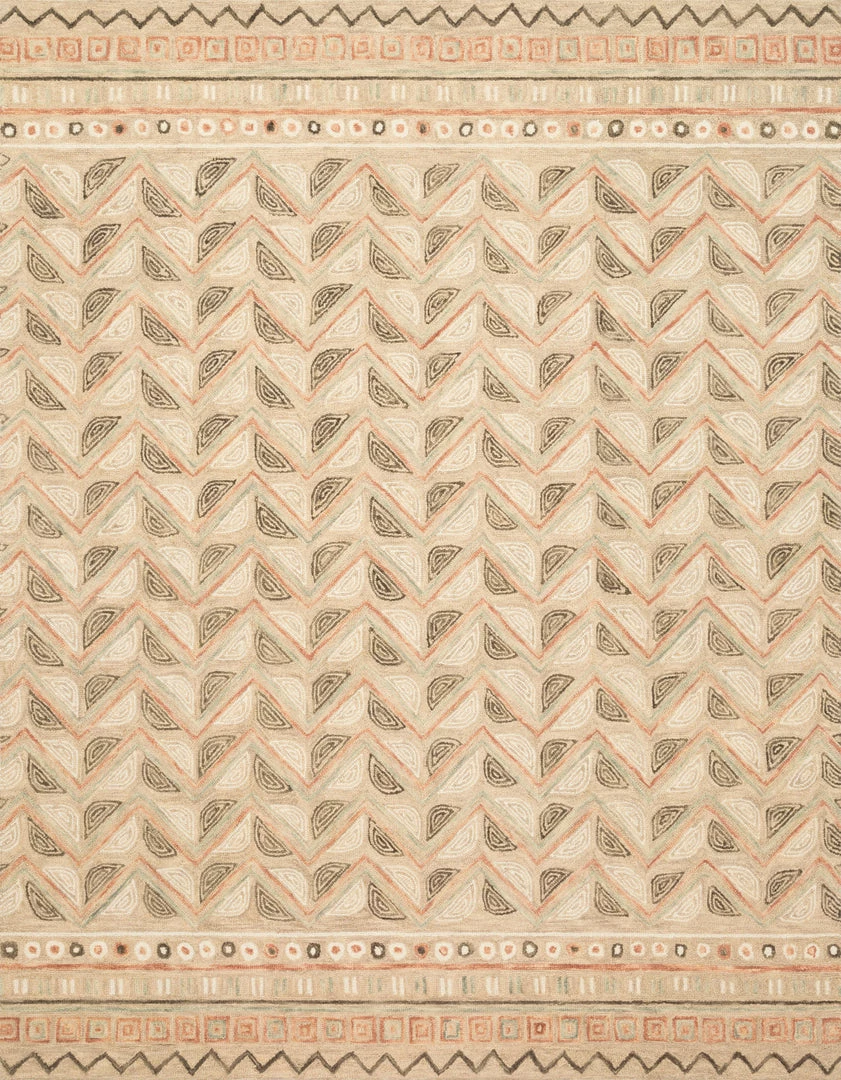 Deals ๐ LOLOI PRITI 08 HOOKED WOOL RUG: KHAKI, RUST โ๏ธ 1 LOLOI PRITI 08 HOOKED WOOL RUG: KHAKI, RUST