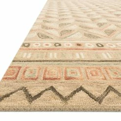 Deals ๐ LOLOI PRITI 08 HOOKED WOOL RUG: KHAKI, RUST โ๏ธ 5 LOLOI PRITI 08 HOOKED WOOL RUG: KHAKI, RUST