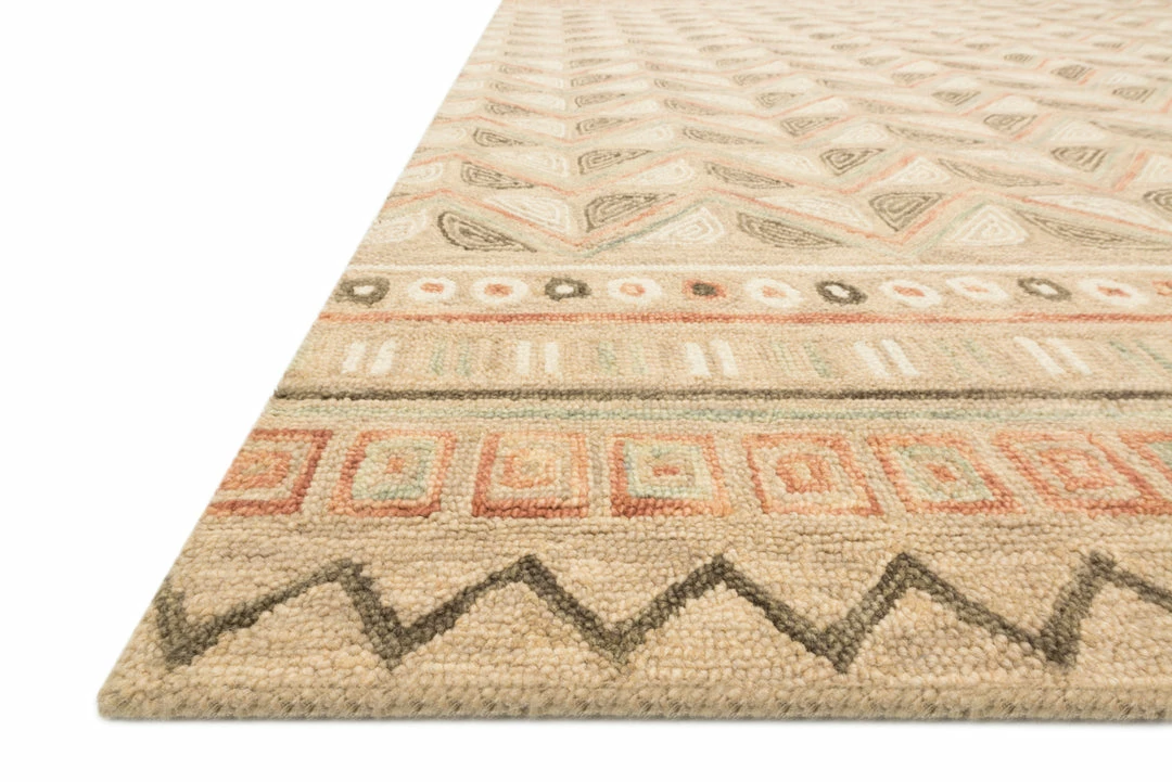 Deals ๐ LOLOI PRITI 08 HOOKED WOOL RUG: KHAKI, RUST โ๏ธ 3 LOLOI PRITI 08 HOOKED WOOL RUG: KHAKI, RUST