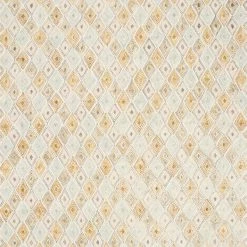 LOLOI PRITI 05 HOOKED WOOL RUG: MIST, GOLD