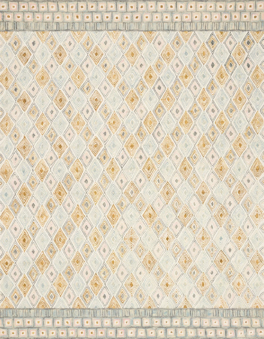 Discount β¨ LOLOI PRITI 05 HOOKED WOOL RUG: MIST, GOLD π₯ 1 LOLOI PRITI 05 HOOKED WOOL RUG: MIST, GOLD