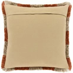 SURYA Pillows + Decor RASTA EMBROIDERED FRINGE PILLOW