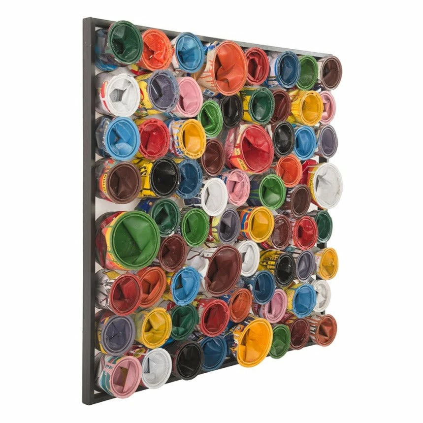 Flash Sale β PHILLIPS COLLECTION RECYCLED PAINT CANS WALL ART Wall Sculptures + Decor π₯° 4 PHILLIPS COLLECTION RECYCLED PAINT CANS WALL ART Wall Sculptures + Decor