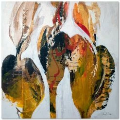 Deals π L ART "RED GINGER SEED PODS" CANVAS ART π 5 L ART