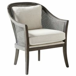 CYAN RELATORE NATURAL LINEN ARM CHAIR Furniture