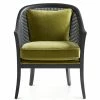 CYAN RELATORE OLIVE GREEN VELVET CHAIR Furniture