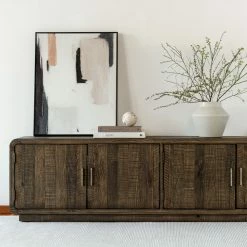 MOES Wall Art "RELAX" FRAMED ABSTRACT ON CANVAS